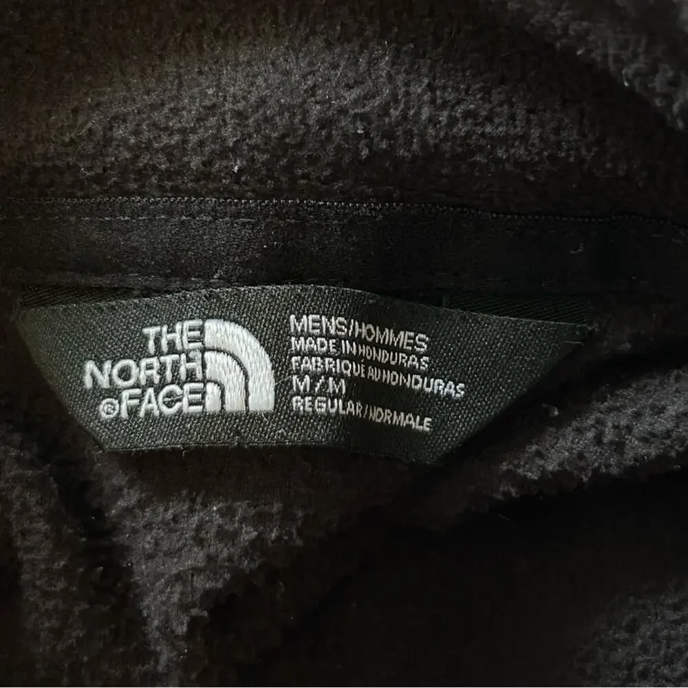 The North Face TKA Glacier 1/4 Zip Fleece Pullover Black Medium